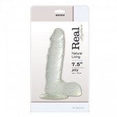 DILDO JELLY REAL RAPTURE CLEAR 7.5