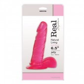 DILDO JELLY REAL RAPTURE PINK 6.5